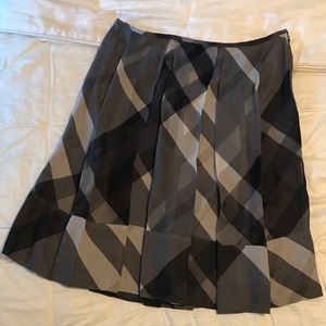 Gorgeous Burberry 100% silk skirt. Below knee NWOT